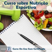 Curso online de Nutrição Esportiva + Certificado