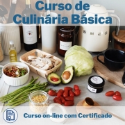  Curso Online em videoaula de Culinária Básica com Certificado 