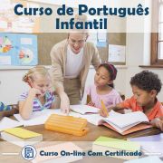Curso online em videoaula de Português - Infantil com Certificado