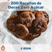 E-book com 200 Receitas de Doces Zero Açúcar
