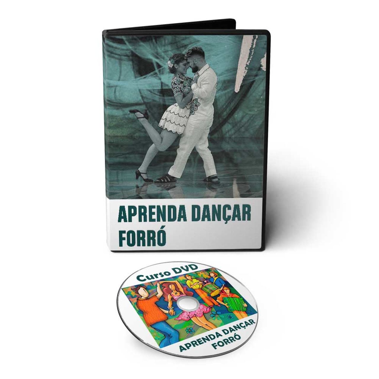Curso aprenda a Dançar Forró Universitário em DVD Videoaula  - Aprova Cursos