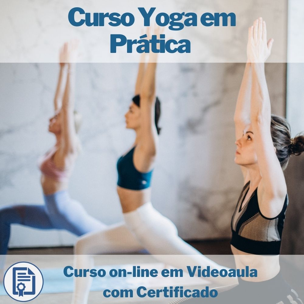 Curso on-line em videoaula de Yoga Teoria e Prática com Certificado
