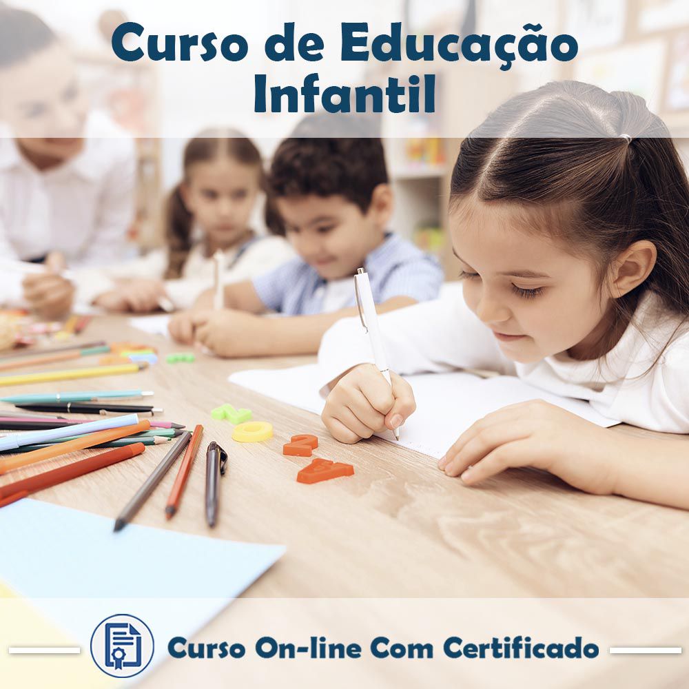 Curso Online de Educação Infantil com Certificado  - Aprova Cursos