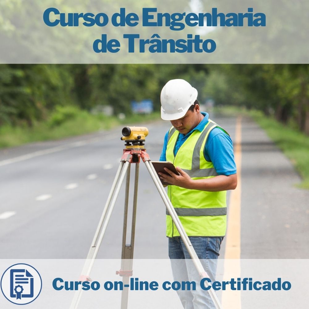 Curso Online básico de Engenharia de Trânsito com Certificado