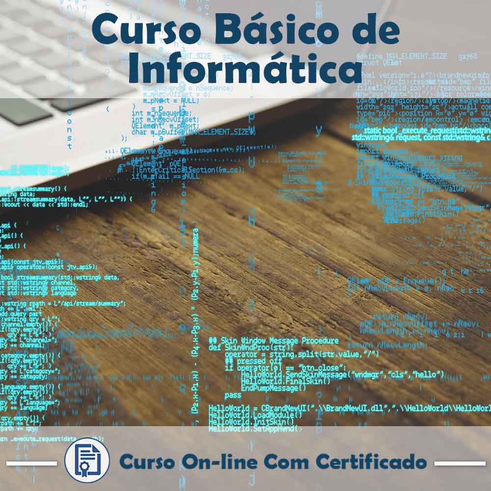 Curso Online de Informática Básica com Certificado  - Aprova Cursos