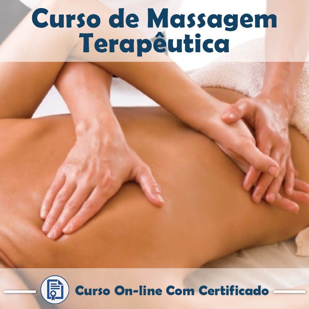 Curso Online de Massagem Terapêutica com Certificado  - Aprova Cursos