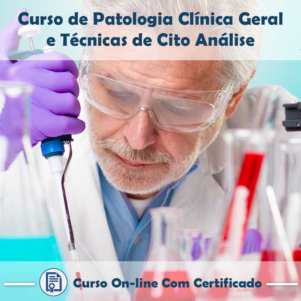 Curso Online de Patologia Clínica Geral e Técnicas de Cito Análise com Certificado - Aprova Cursos
