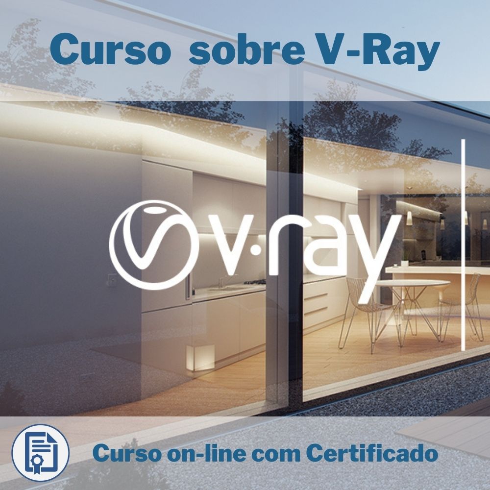 Curso Online em videoaula sobre V-Ray com Certificado  - Aprova Cursos