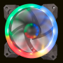 KIT 3 COOLER FAN 120MM + CONTROLADOR REDRAGON GC-F008 LED RGB