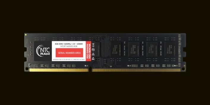 MEMORIA DDR3 8GB 1600MHZ NTC NTCKF1600DD3-8GB