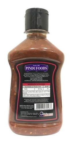 Creme De Pimenta Defumada 275ml Pindufoods