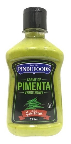 Creme De Pimenta Verde Suave 275ml Pindufoods
