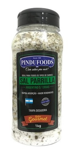 Sal Parrilla Argentino C/ervas 1kg Pindufoods