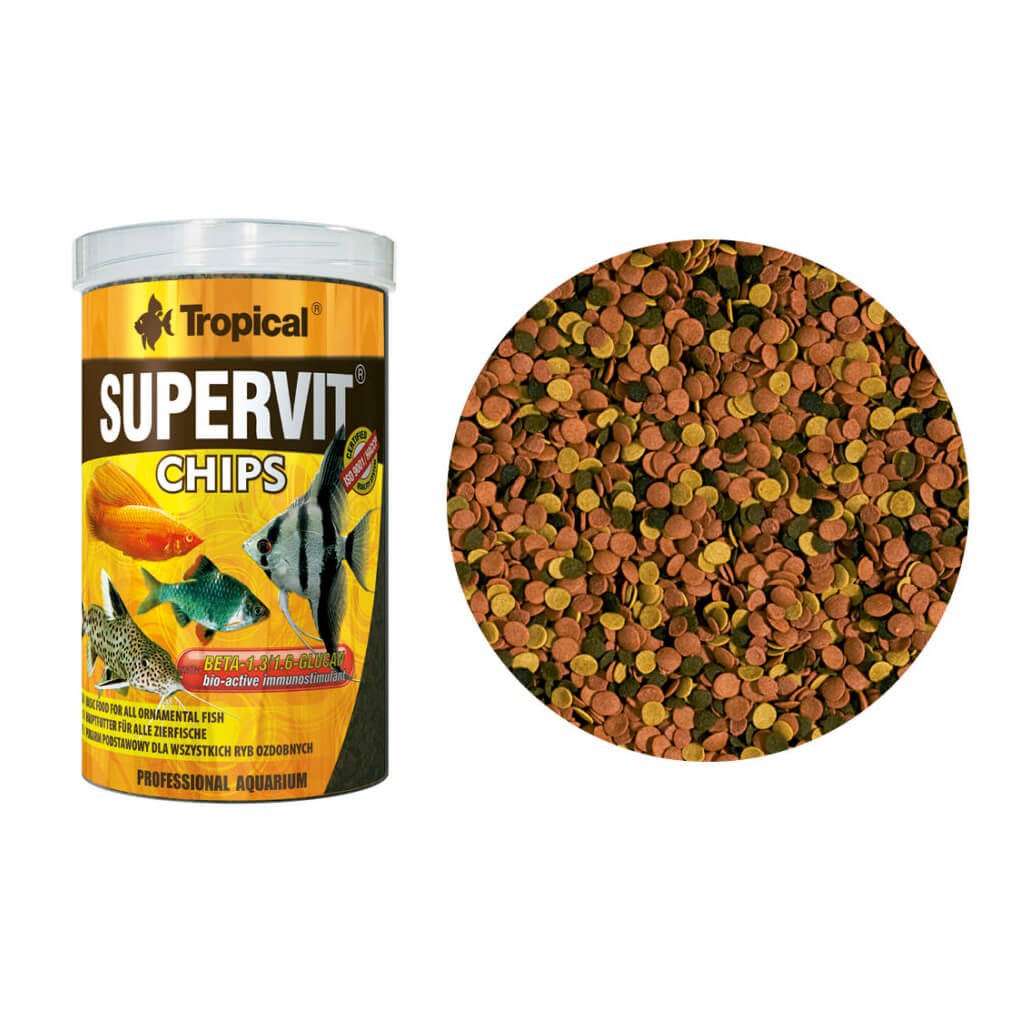 Ração Tropical Supervit Chips Pote 52g