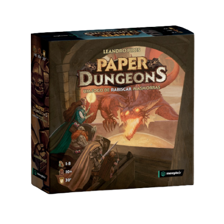 Paper Dungeons: Um Jogo de Rabiscar Masmorras