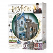 Quebra-cabeça 3D: Harry Potter - Loja De Varinhas Olivaras E Instrumentos De Escrita Scribbulus - 295 peças