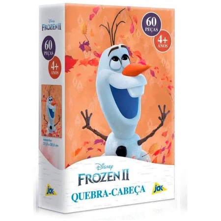 Quebra-cabeça: Frozen II - Olaf - 60 peças