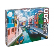 Quebra-cabeça (Puzzle): Canal de Burano - 500 peças