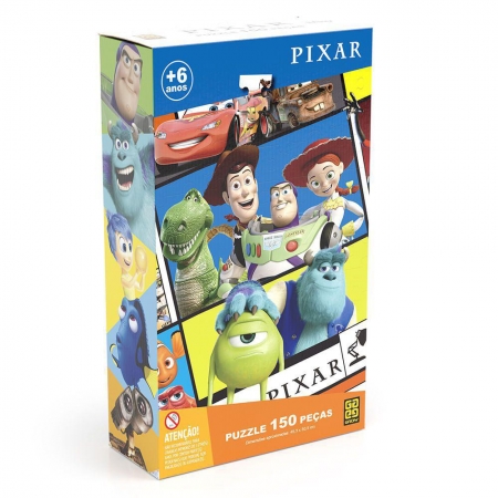 Quebra-cabeça (Puzzle): Pixar - 150 peças