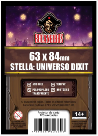 Sleeve Bucaneiros - Customizado Stella: Universo Dixit (63.0 x 84.0)