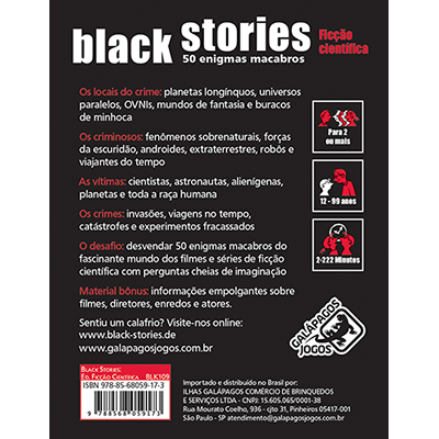 Histórias Sinistras: Ficção Científica (Black Stories: Science Fiction)