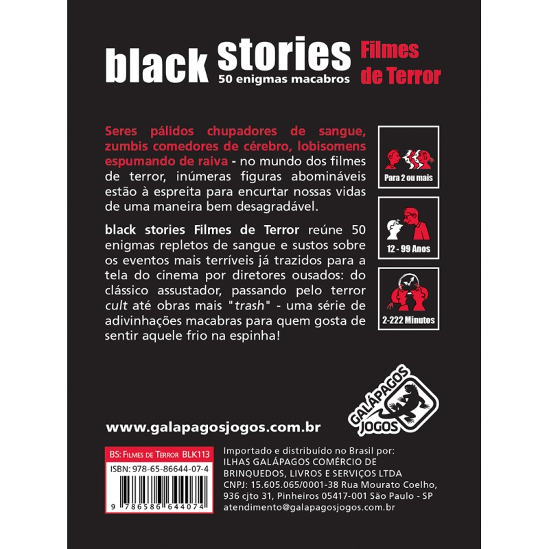 Histórias Sinistras: Filmes de Terror (Black Stories: Horror Movies)