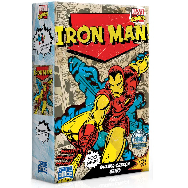 Quebra-cabeça: Marvel Comics - Iron Man - 500 peças (nano)