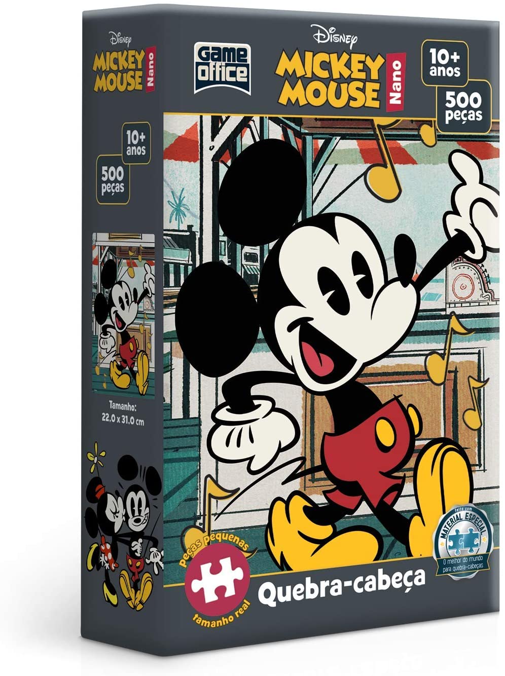 Quebra-cabeça: Mickey - 500 peças (nano)
