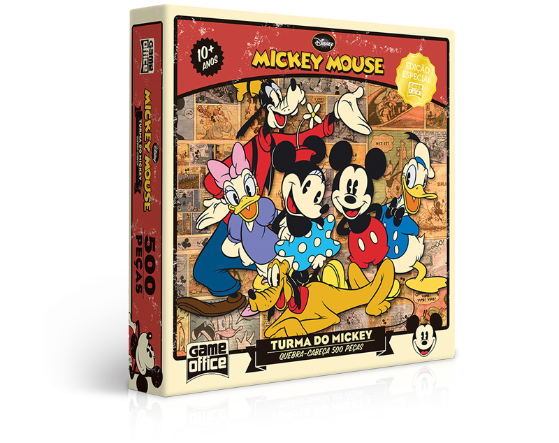 Quebra-cabeça: Turma do Mickey - 500 peças