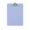 Prancheta Premium Ofício Azul Clear poliestireno com prendedor metálico Acrimet