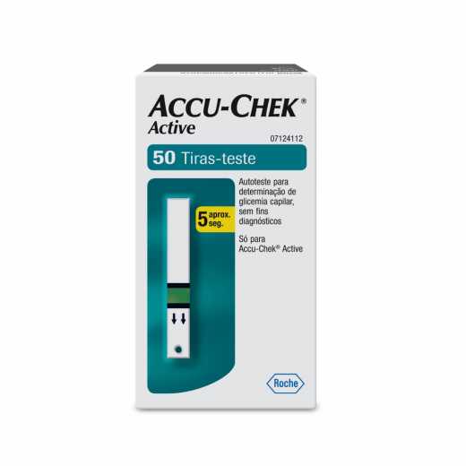 Tiras para Controle de Glicemia Accu-Chek Active C/50 unidades