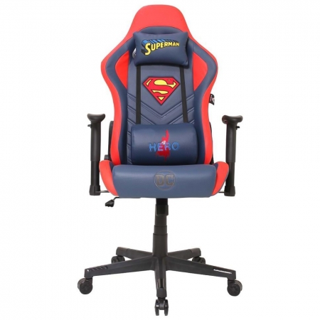 Cadeira Gamer Encosto Articulável Superman Futura Import