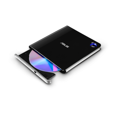 Gravador de Blu-ray ASUS SBW-06D5H-U para backup de dados vitalício USB 3.1 Gen Ultra Slim  USB Type-C e Type-A