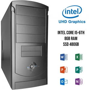Computador I5-6TH H110 DDR4, 8GB RAM, SSD 480GB