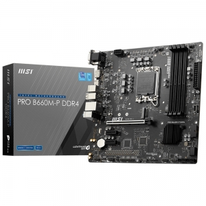 Placa Mãe MSI B660M PRO, Intel LGA 1700, mATX, DDR4