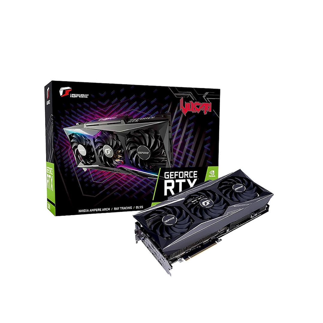 Placa de vídeo Nvidia RTX3080 10GB G6X iGame Vulcan OC LHR-V 320B Colorful