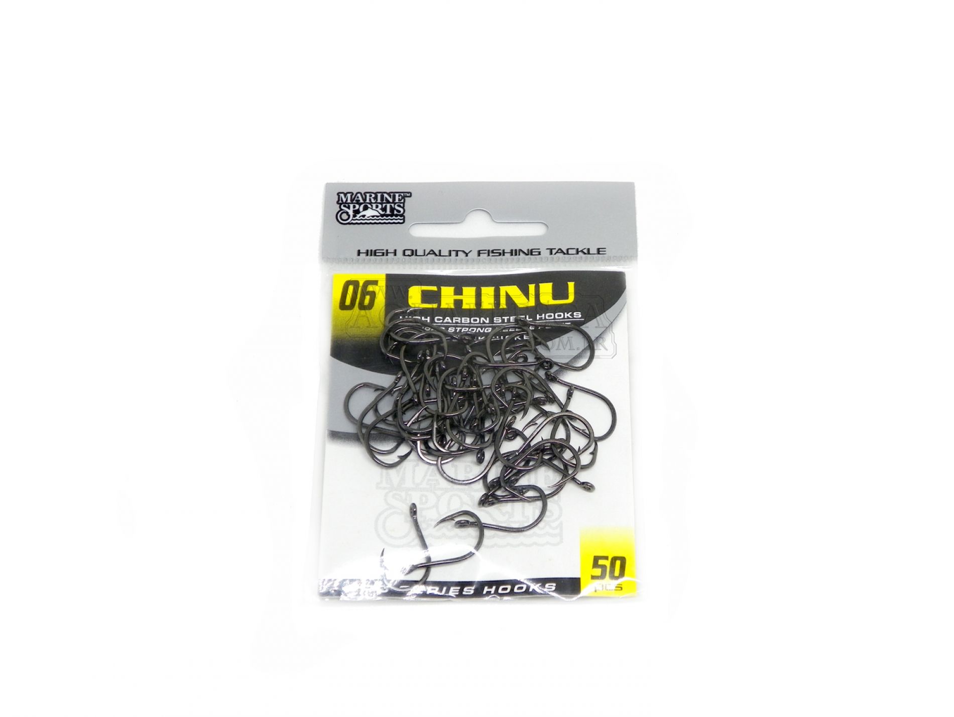 Anzol Chinu n. 06 - Black Nickel - 50 unidades