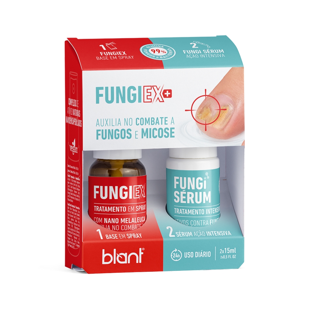 Fungiex+ 2x15 ml Antifúngico e Antimicótico Blant