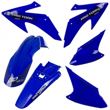Kit Plástico Pro Tork Crf 230 2008 A 2013 Azul