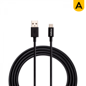 Cabo USB Intelbras - USB-C 1,2m PVC Preto EUAC 12PP - Foto 0