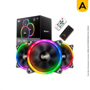 Kit Cooler Fan Darkflash 3 em 1 A-RGB, Compativel Com Aura Sync e Aigo Sync - DR12 - Foto 1