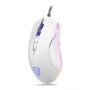 Mouse Gamer Motospeed V70 Essential Edition, RGB, 7 Botões, 6400DPI, Branco - Foto 1