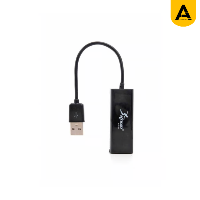 Adaptador USB x Rede, 10/100mbps, RJ45, 20 centimetros - HB-T80 - Foto 0