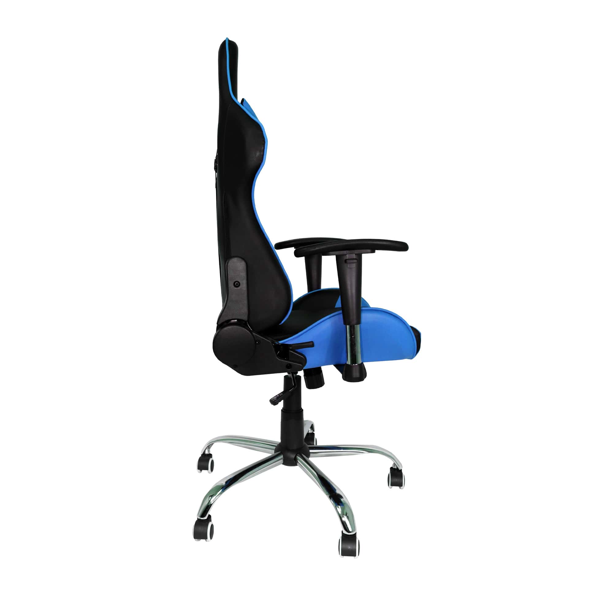 Cadeira Gamer Bluecase Titanium BCH-46BBK, Azul e Preto, Reclinável. - Foto 2