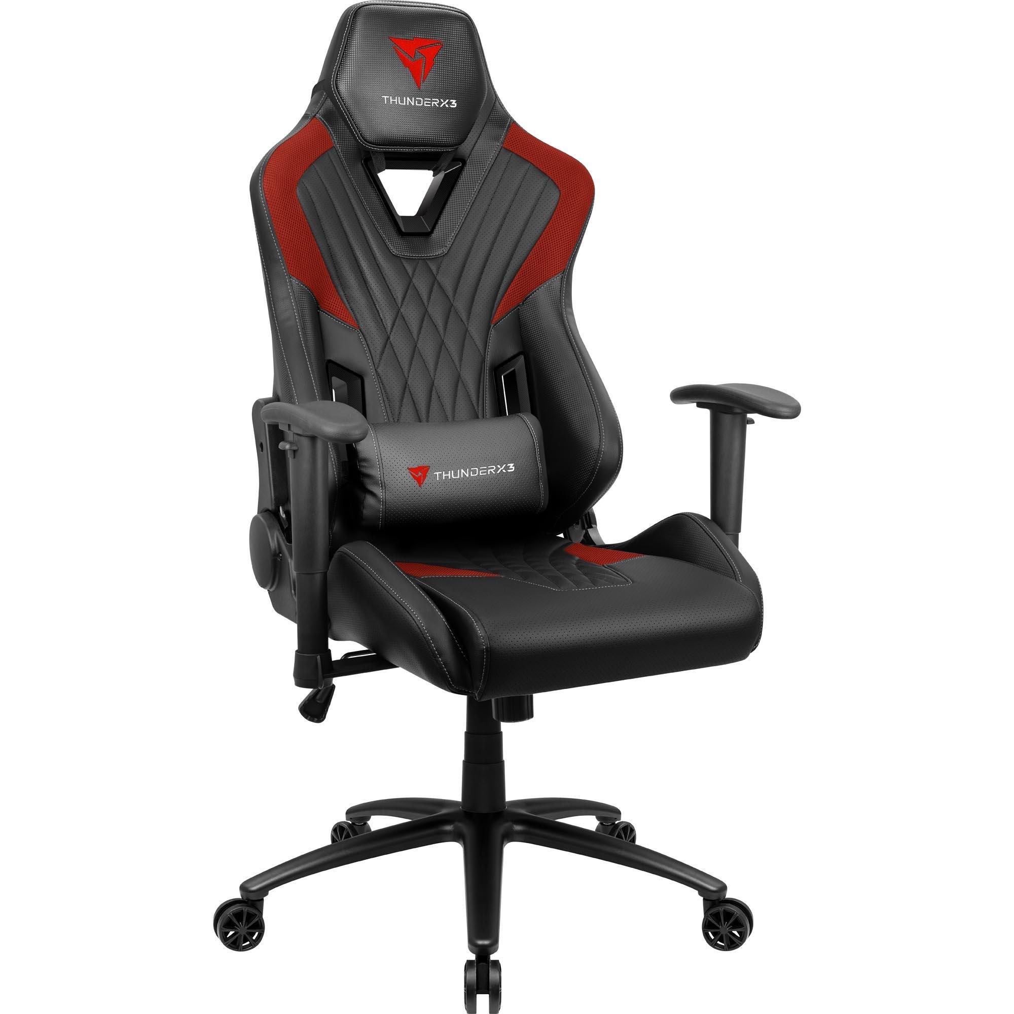 Cadeira Gamer THUNDERX3 DC3 Preta/Vermelha - Foto 2