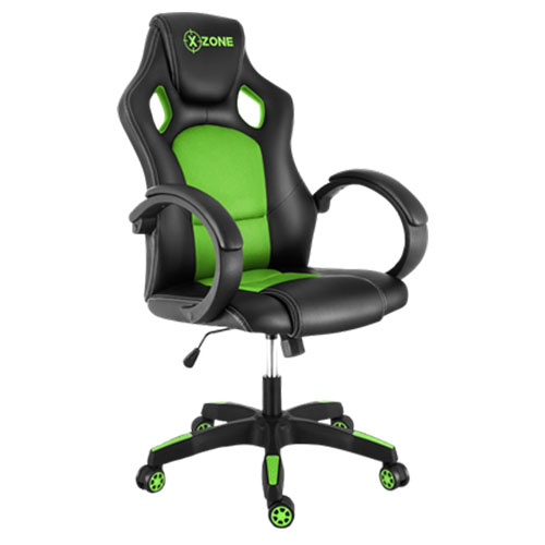 Cadeira Gamer X-Zone Preto e Verde - CGR-02 - Foto 1