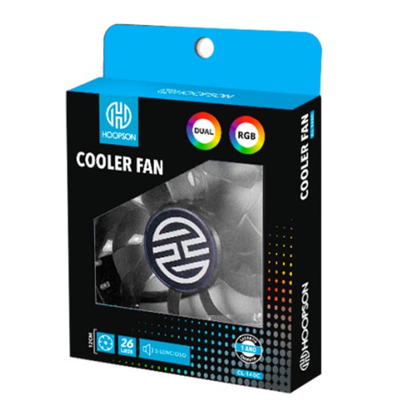 Cooler Fan Hoopson RGB - CL-140C - Foto 1