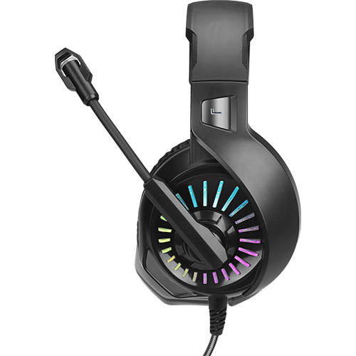 Headset Gamer Xtrike-me GH-890, Microfone, Led RGB, Preto/Vermelho - Foto 2