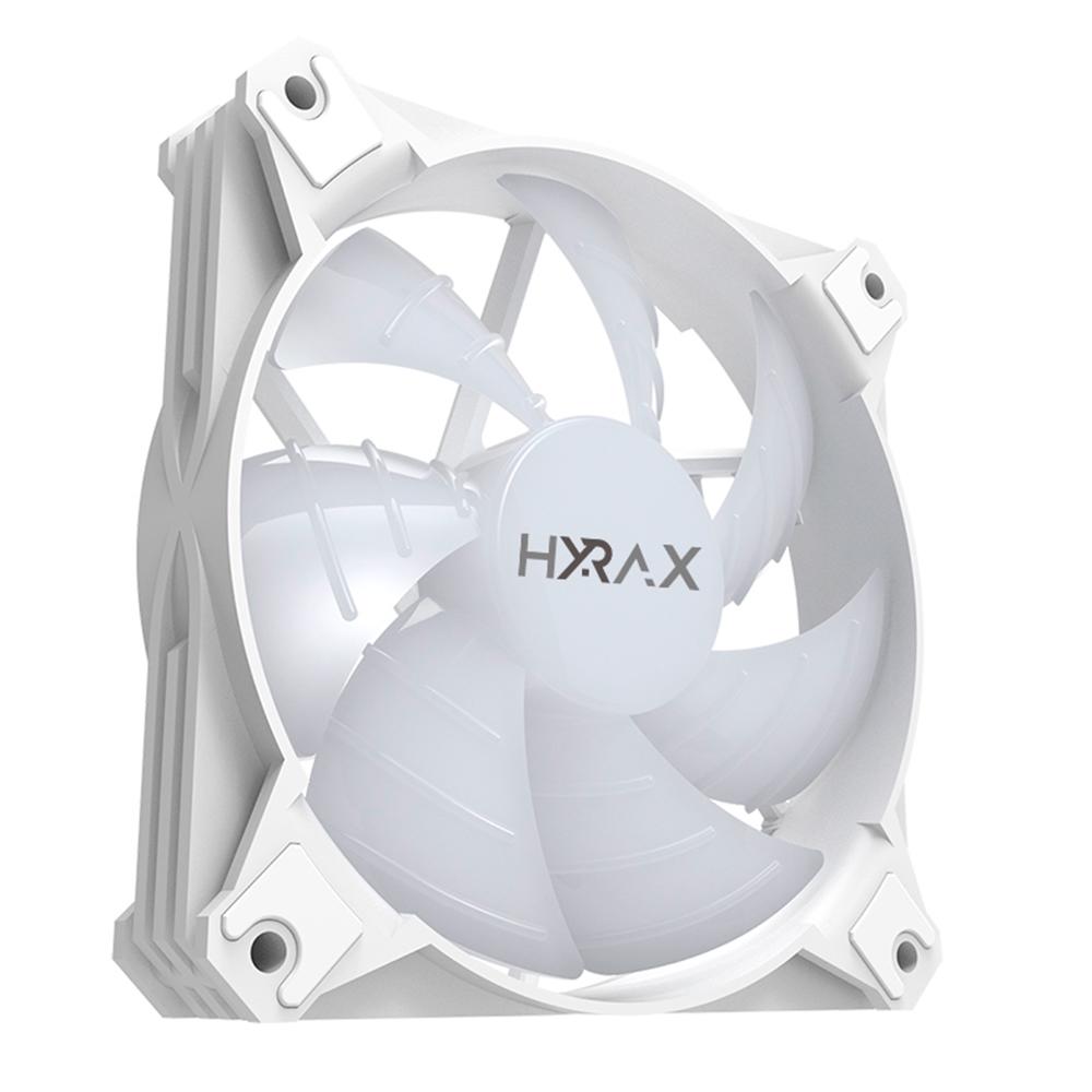 Kit 3x Cooler Fan Motospeed Hyrax ARGB, 120mm, para Gabinete, Branca- HCL603W - Foto 3