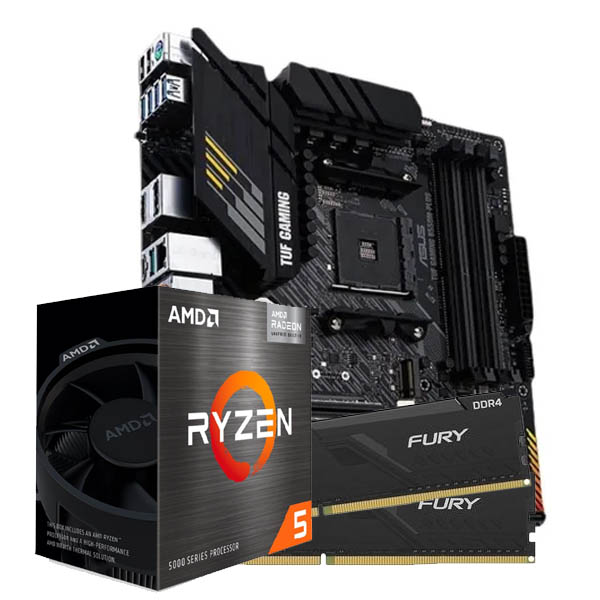 Kit-Upgrade Prolid AMD Ryzen 5 5600G, B550M ASUS, 16GB DDR4 2666 - Foto 0
